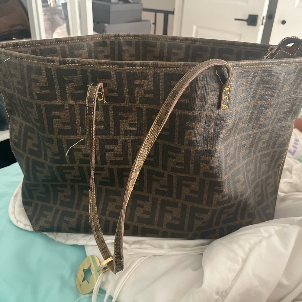 Fendi large Zucca tote bag